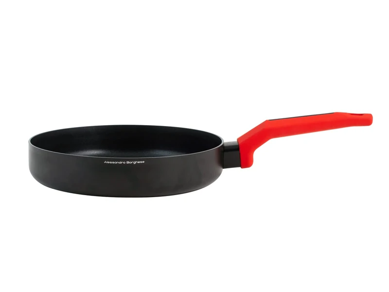 H&H Alessandro Borghese Hot Spot Non-Stick Aluminium Frying Pan, 22 cm