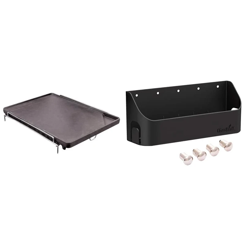 Char-Broil 140 515 - Cast Iron Side-Burner Griddle (Plancha). & 140 026 - Gear Trax Combo Kit.