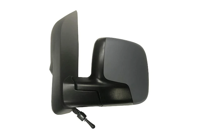 Rearview mirror made for PEUGEOT BIPPER from 2008 onwards Left side mechanical cables chrome with Primer