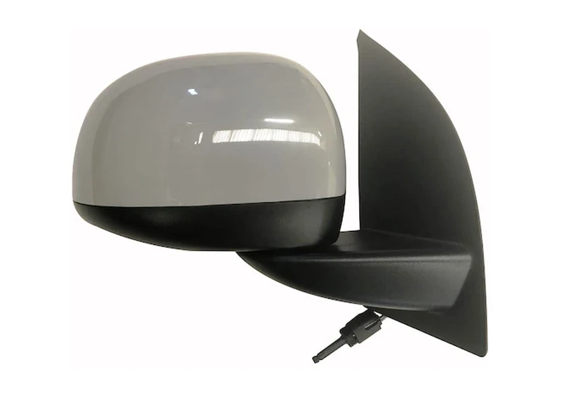 Rearview mirror made for FIAT PANDA from 2009 to 2012 Right side mechanical cables chrome with Primer
