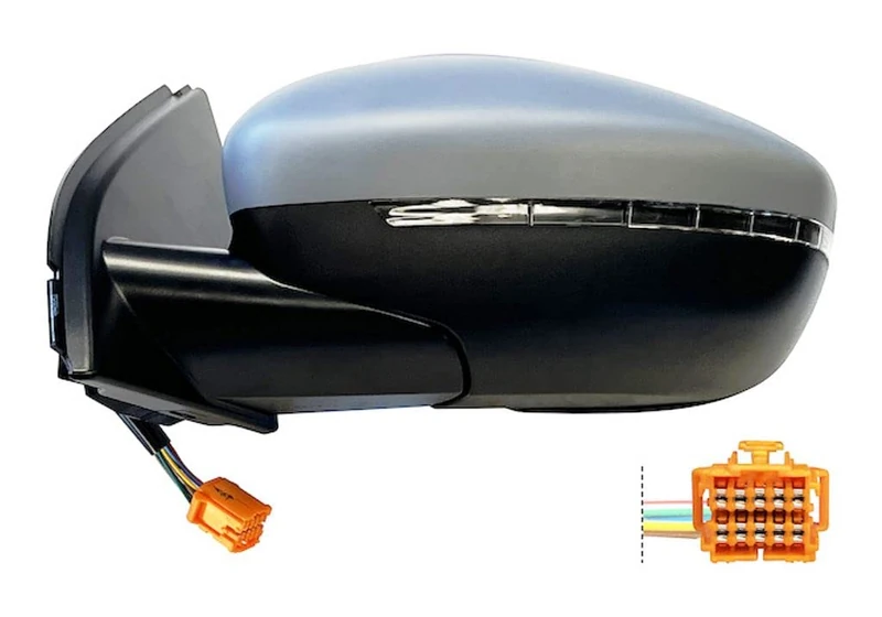 Rearview mirror made for PEUGEOT 308 from 2013 onwards Left side electric complete heated Primer 1610706880
