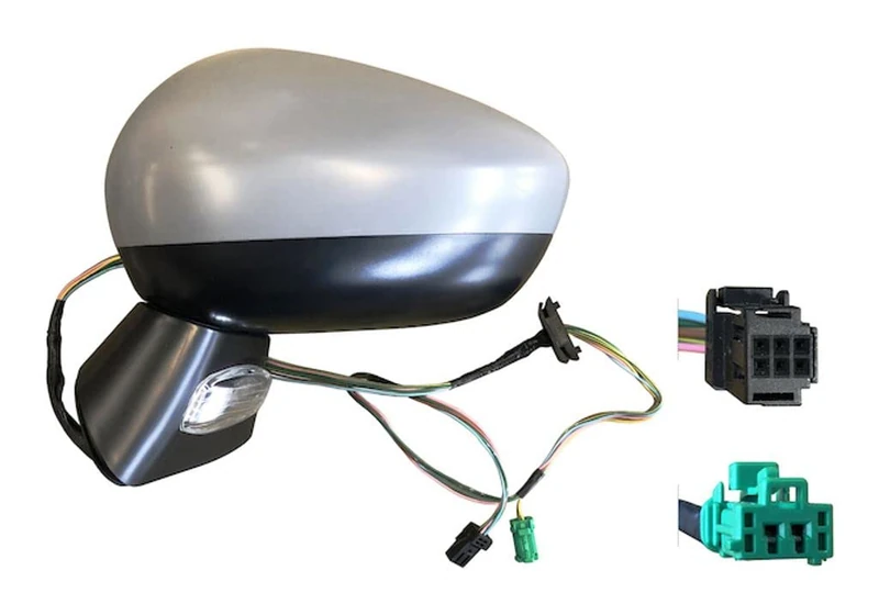 Rearview mirror made for CITROEN C4 from 2009 to 2011 Left side electric complete heated c/Primer c/Arrows