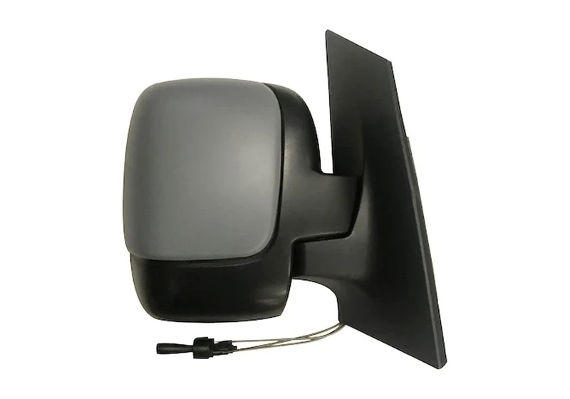 Rearview mirror made for FIAT SCUDO from 2007 to 2021 Right side mechanical cables chrome with Primer 8153GC