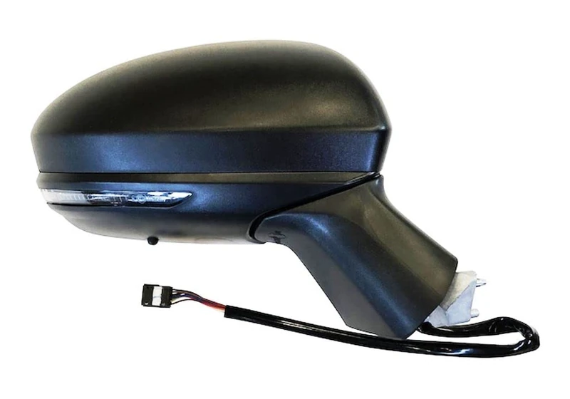 Rearview mirror made for RENAULT CLIO from 2019 onwards Right side el. risc Sp. chrome c/Arrows+Sens. 963651460R