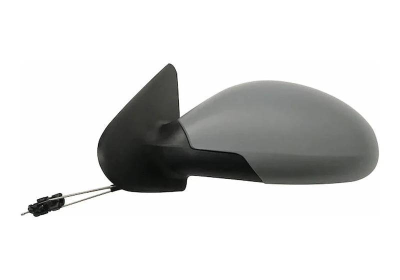 Rearview mirror made for SEAT LEON/TOLEDO from 2003 to 2005 Mechanical Left side with Chrome Cables with Primer
