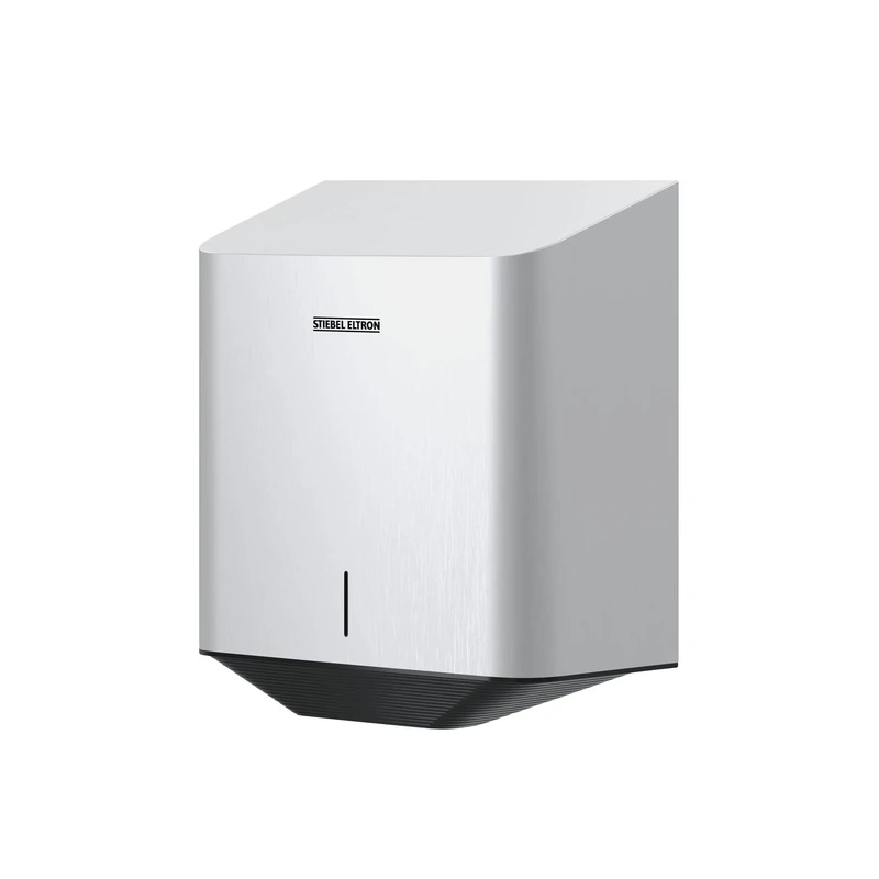 STIEBEL ELTRON electric hand dryer, ULTRONIC Premium, hygienic thanks to air steriliser and HEPA filter, energy saving, maintenance-free, vandal-proof, silent mode, brushed stainless steel
