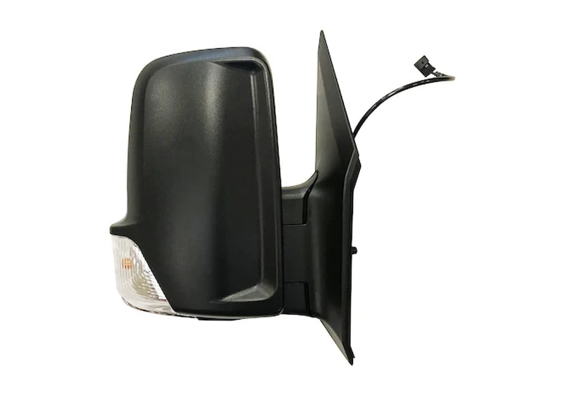 Rearview mirror made for VOLKSWAGEN CRAFTER from 2006 to 2017 Right side el. risc Sp. chrome c/Arrows A9068106116