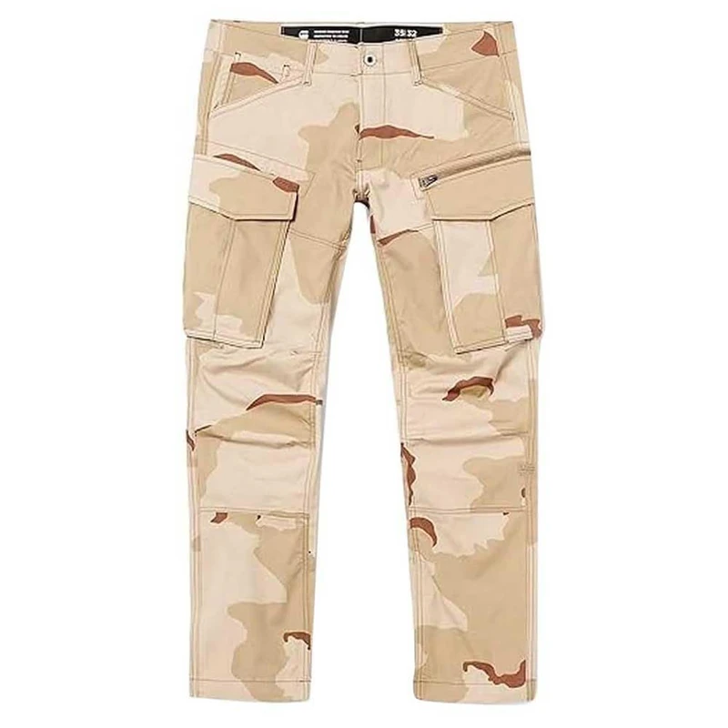 G-STAR RAW Men's Rovic Zip 3D Regular Tapered Jeans, Dk Brick Desert Camo, 35W x 32L - Image 1