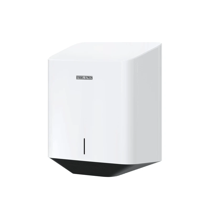 STIEBEL ELTRON electric hand dryer, ULTRONIC Plus, hygienic thanks to air steriliser and HEPA filter, TÜV-tested, with plug, energy saving, maintenance-free, silent mode, plastic