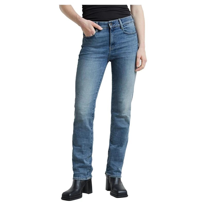 G-Star Women's Strace Straight Jeans, Blue (sun faded niagara D23951-C051-D898), 23W / 28L