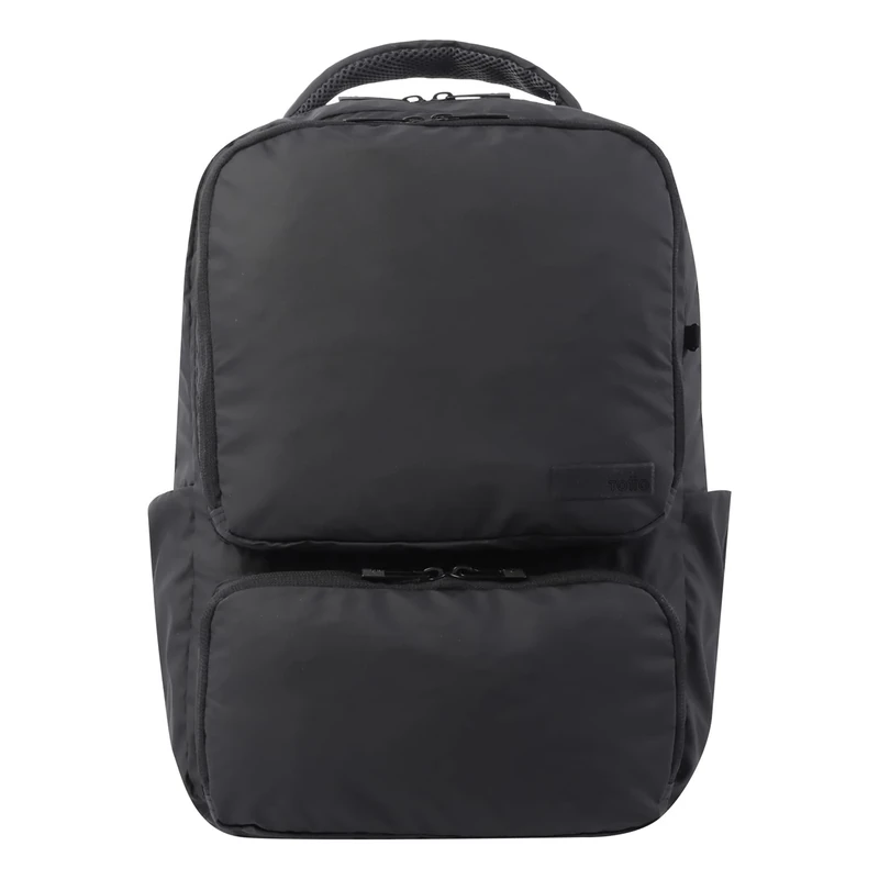 TOTTO, Laptop Backpack 14 Gray-Dragony Unisex Adult, One Size, Black/White, Normal