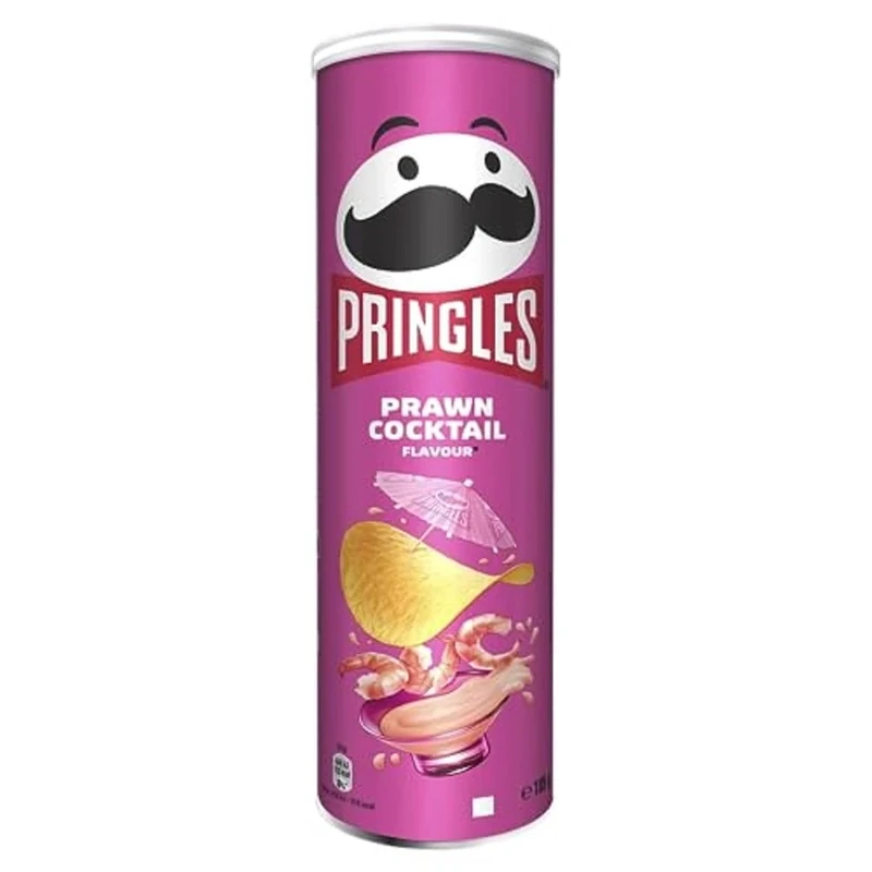 Pringles Prawn Cocktail Flavour Crisps 185g (Packaging may vary)