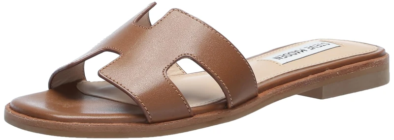 Steve Madden Women's Hadyn Sandal, Cognac Leather, 9 UK