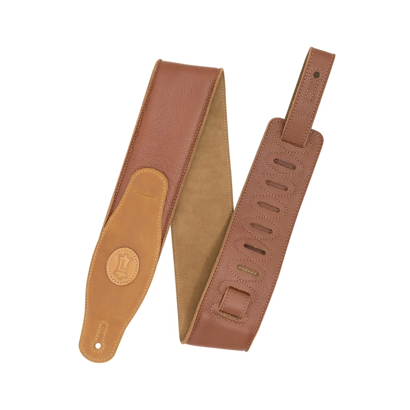 Levy's Leathers 3" Cirro Series Padded Garment Leather Guitar Strap; Tan & Sand (MGS83CS-TAN-SND)