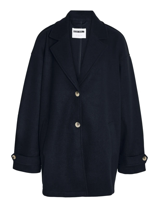 NOISY MAY NMALICIA LS Oversize Blazer NOOS Short Coat, Black