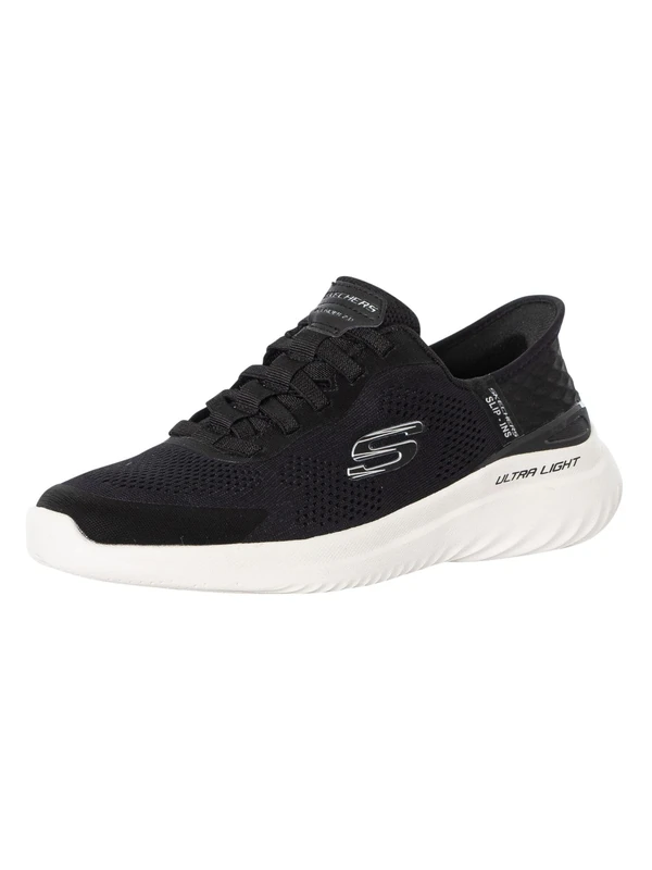 Skechers Men's Bounder 2.0 EMERGED, Black Mesh/Synthetic, 9 UK