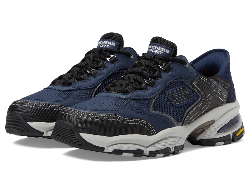 Skechers Men's 237445-nvbk Sneaker, Navy Black, 10 UK - Image 1