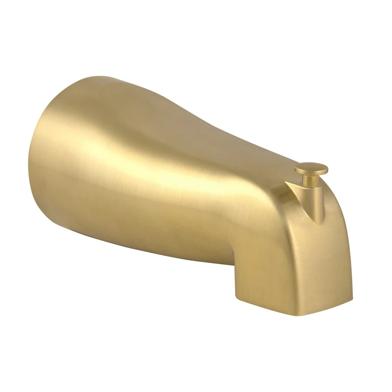 Design House 583880 Slip-on Tub Diverter Spout, Satin Gold - Image 1
