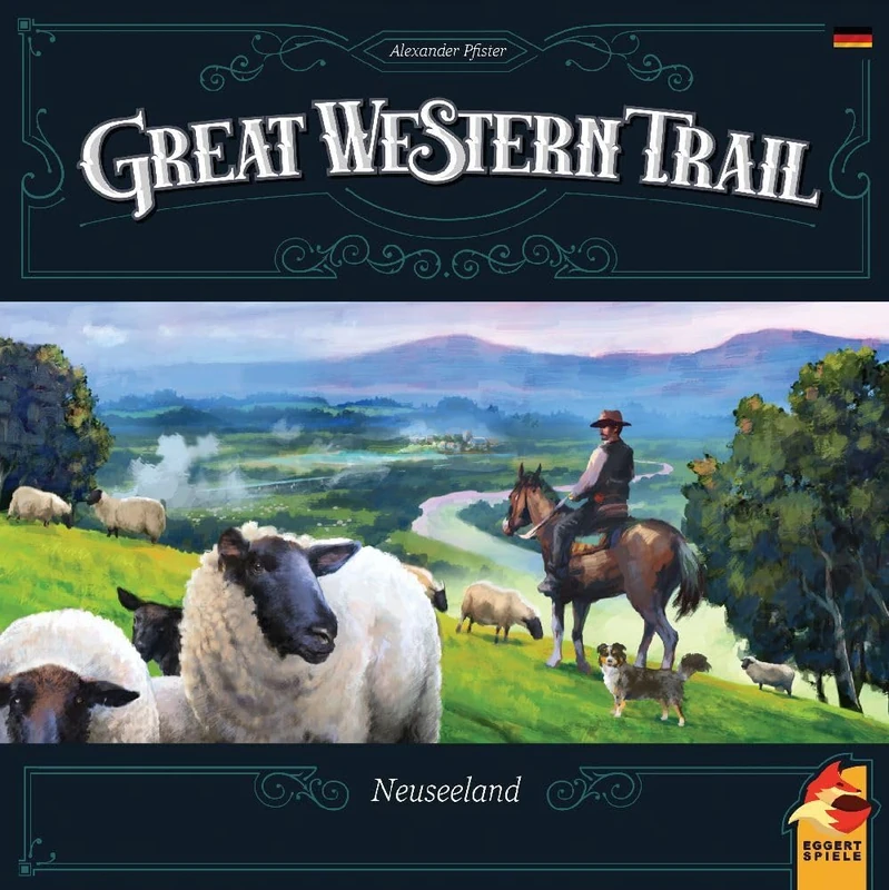 Eggertspiele, Great Western Trail - New Zealand, Connoisseur Game, Strategy Game, 1-4 Players, From 12+ Years, 75-150 Minutes, German