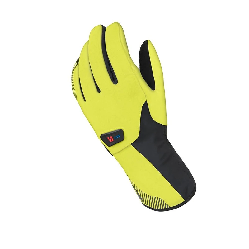 Macna Spark Electric Heated Bicycle Gloves XL Yellow/Black