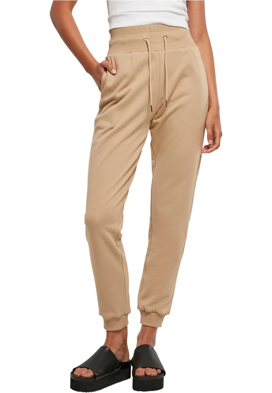 Urban Classics Women's Ladies Organic High Waist Sweat Pants, Unionbeige, XXXXXL