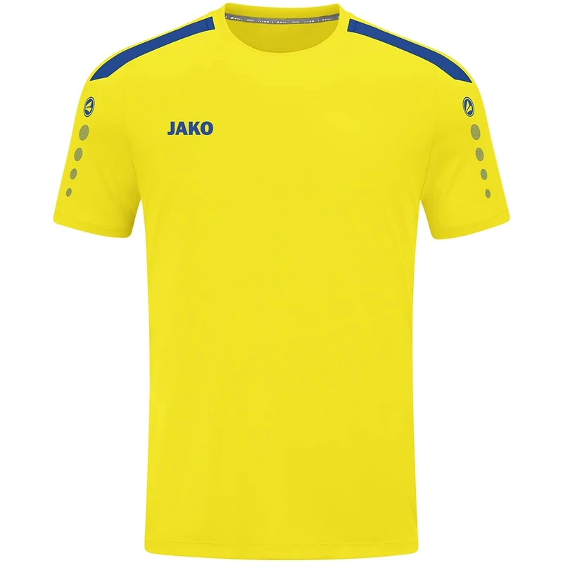 JAKO Women's Power Short-Sleeved Jersey, Citro/Royal, 38