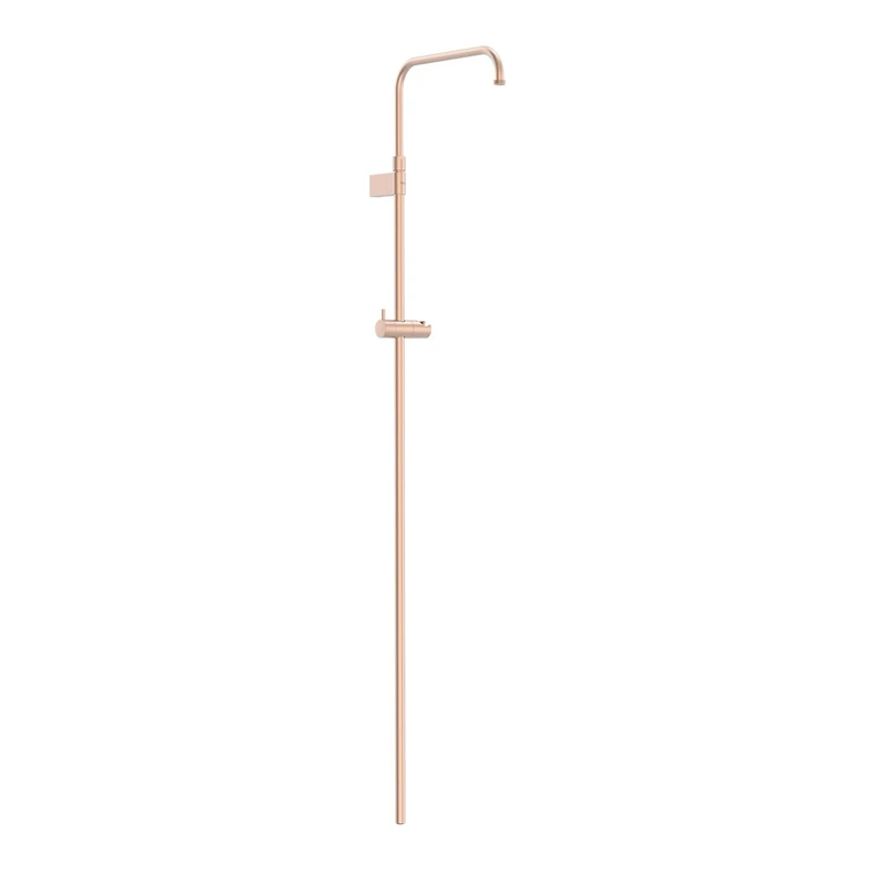 TRES 03464501OPM Over-Wall Barra De Ducha Telescópica Adaptable A Grifo Termostático Mural Con Conexión Compatible Oro Rosa Mate