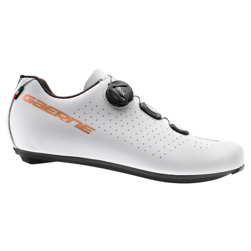 Gaerne Sprint Ladies Road Cycling Shoes - Lightweight Women’s Bike Shoes with Breathable Upper, Stiff Nylon Sole & Secure BOA-Style Closure for Road Biking Performance - Matt White - Size 42