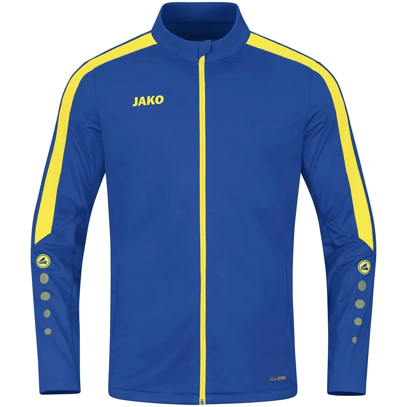 JAKO Women's Polyester Jacket Power Training, Royal/Citro, 36 (EU)