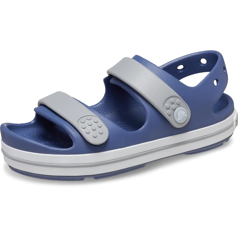 Crocs Unisex Kids Crocband Cruiser Sandal K, Bijou Blue Light Grey, 11 UK Child
