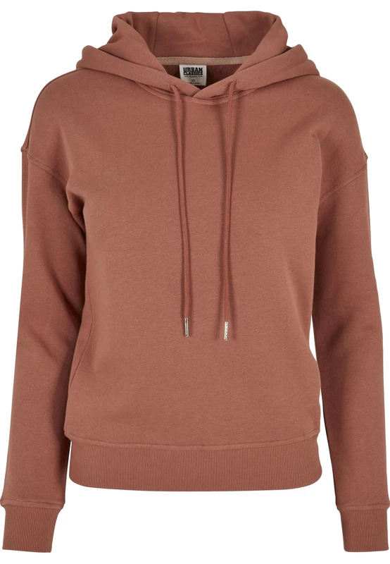 Urban Classics Women's Ladies Organic Hoody Hooded Sweatshirt, Terracotta,
