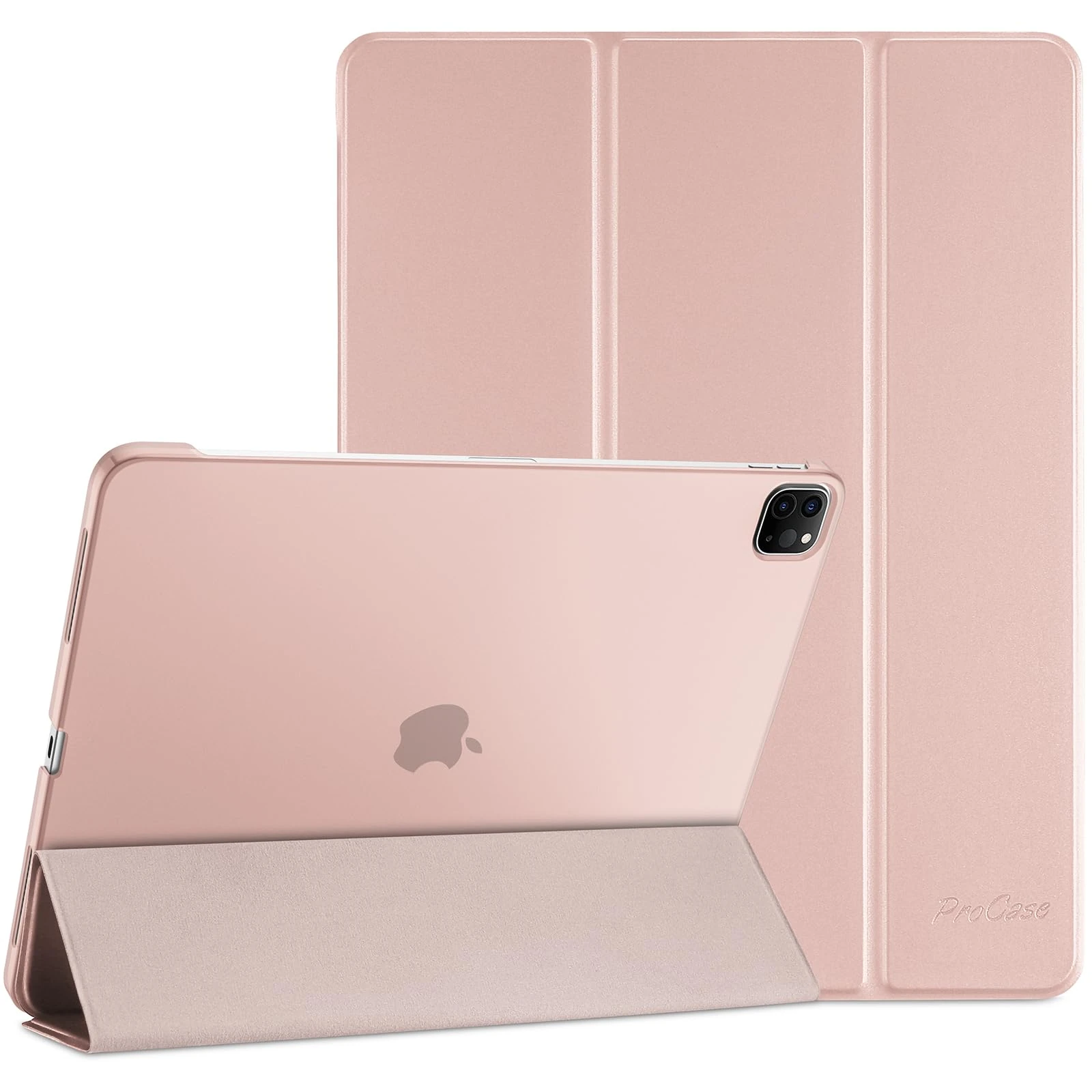 ProCase Case for iPad Pro 12.9" 6th/5th/4th/3rd Gen/iPad Air 13" (M3/M2), Cover for iPad Pro 12.9 Inch 2022 2021 2020 2018/ iPad Air 13 Inch 2025 2024, Slim Stand Hard Back Shell -Pink