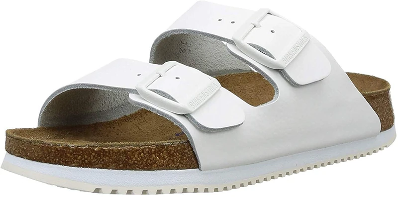 Birkenstock 552683 Arizona white, Birko Flor Men White UK 9.5