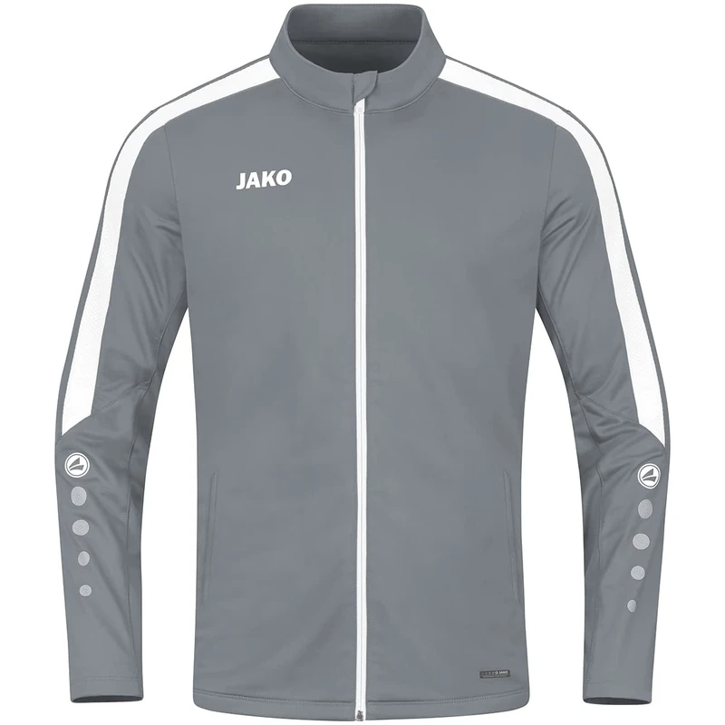 JAKO Women's Polyester Jacket Power Training, Stone Grey, 42
