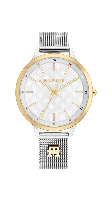 Tommy Hilfiger Iris Women's Analogue Quartz Watch with Stainless Steel Strap 1782586, Silver, One Size, Classic, Silver, Taille Unique, Classic