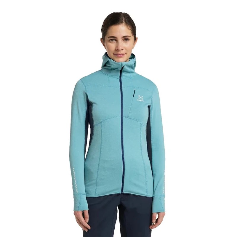 HAGLOFS 605255_4XG L.I.M MID COMP HOOD Jacket Women's FROST BLUE/TARN BLUE Size L