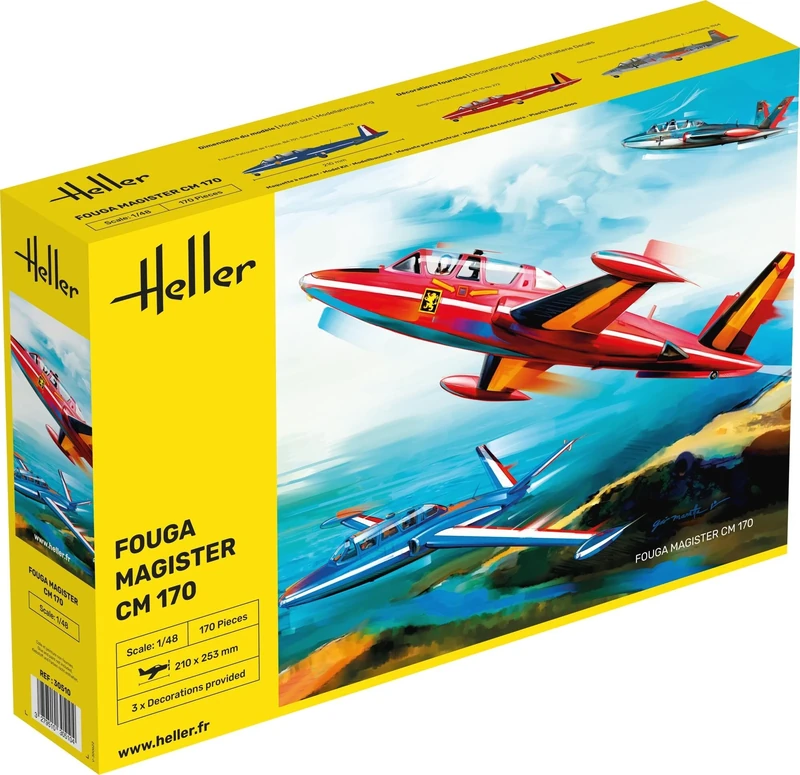 Heller 1:48 - Fouga Magister CM 170