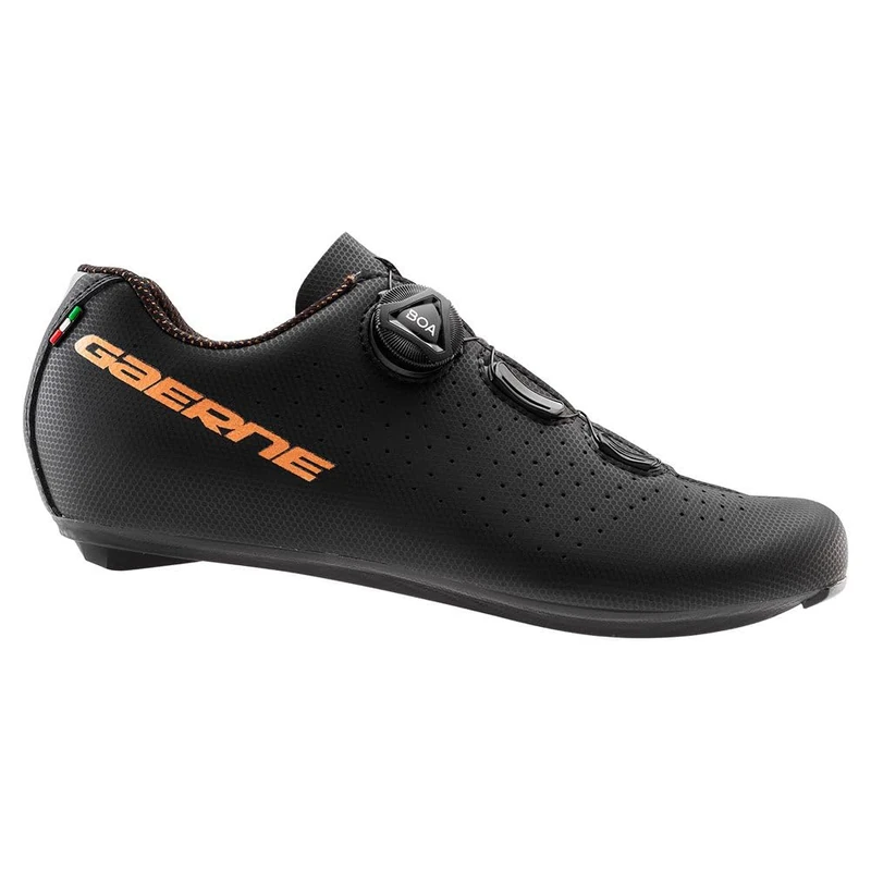 Gaerne Sprint Ladies Road Cycling Shoes - Lightweight Women’s Bike Shoes with Breathable Upper, Stiff Nylon Sole & Secure BOA-Style Closure for Road Biking Performance - Matt Black - Size 39