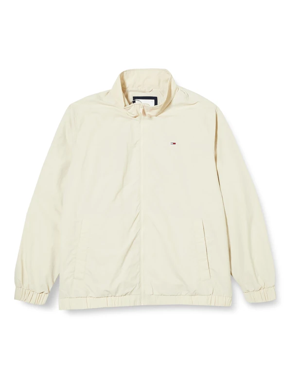 Tommy Jeans Men Tjm Essential Jacket Ext Woven Jackets, L, Beige