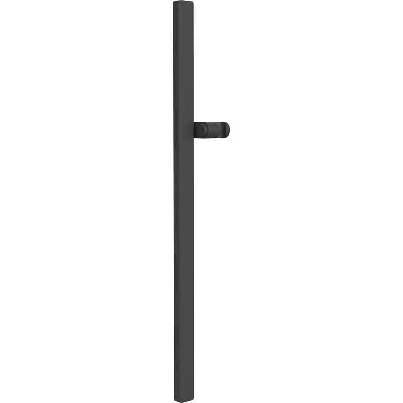 Duravit Universal Shower Rail, Shower Rail with Height-Adjustable Hand Shower Holder, Variable Shower Rail (810 mm), Matt Black