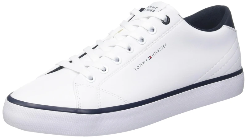 Tommy Hilfiger Men's Trainers, White (White), 6,5