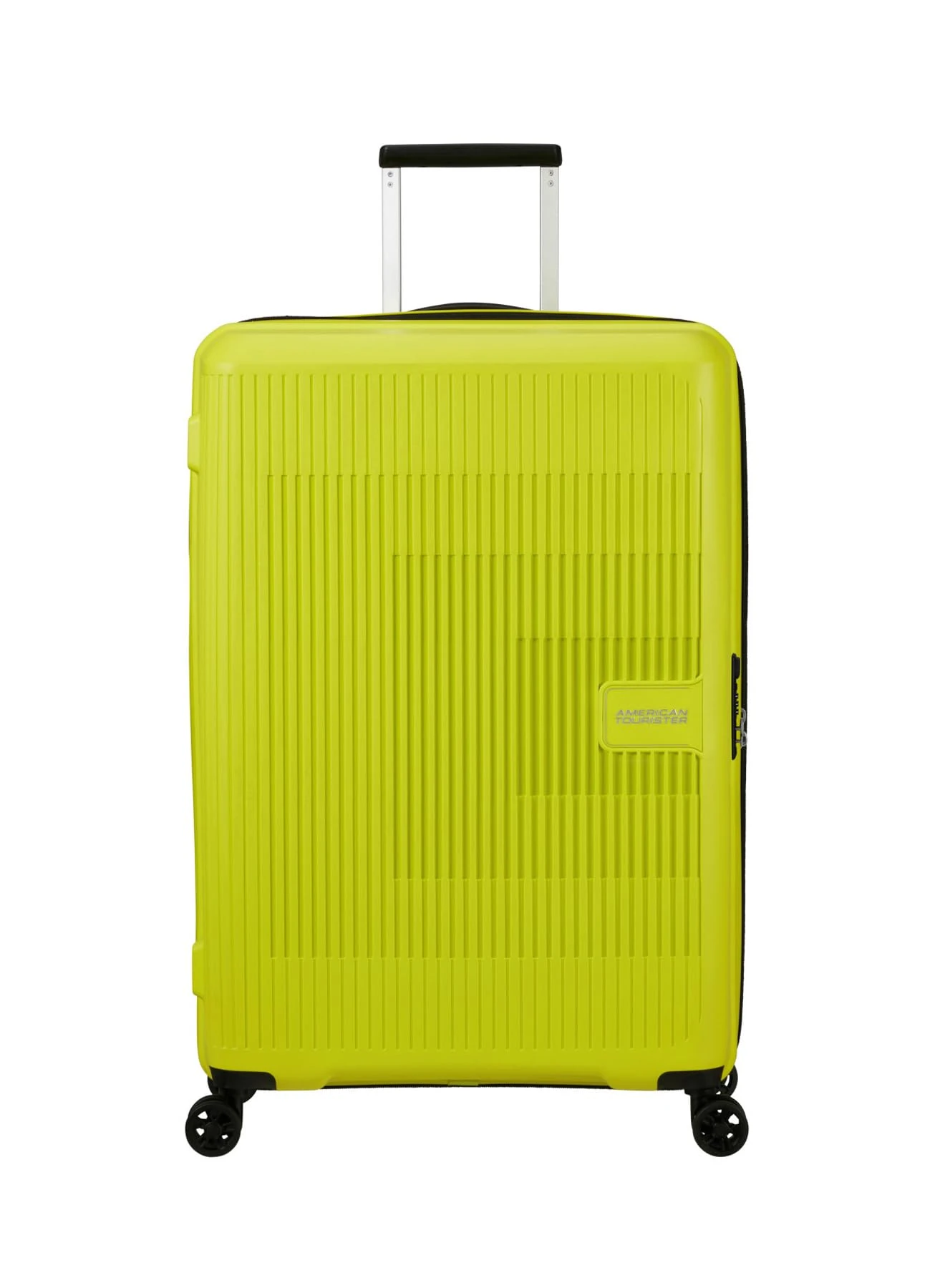 American Tourister Aerostep - Spinner L, Expandable Case, 77 cm, 101.5/109 L, Green (Light Lime)