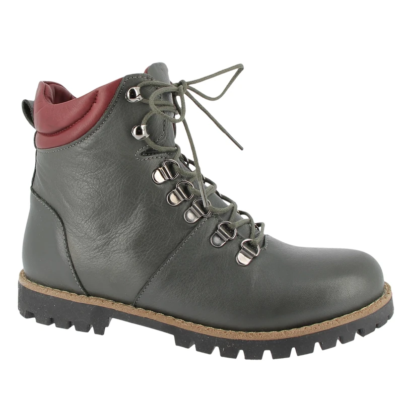Andrea Conti Women's Boot Fashion Boots, Slate burgundy, 8 UK
