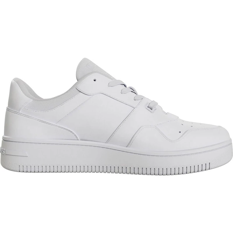 Tommy Jeans Womens New Tjw Retro Basket En0en02505 Cupsole Sneaker, White, 7 UK