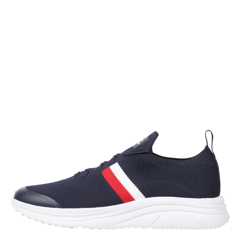 Tommy Hilfiger Modern Runner Knit Stripes, Blue, 6.5