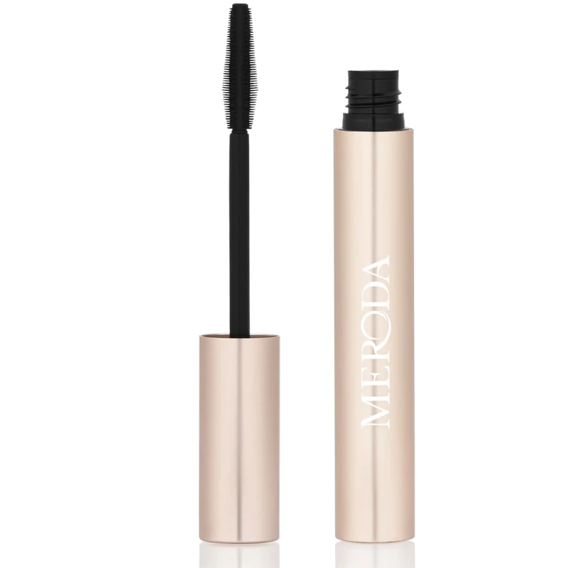 Meroda Gilded Lashes Waterproof Mascara - Black Volume & Length - Image 1