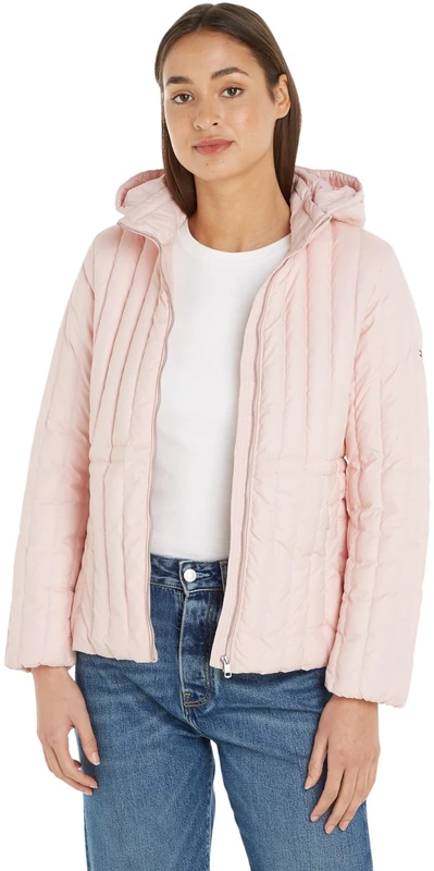 Tommy Hilfiger Women Feminine Lw Down Jacket Down Jackets, Pink, S - Image 1