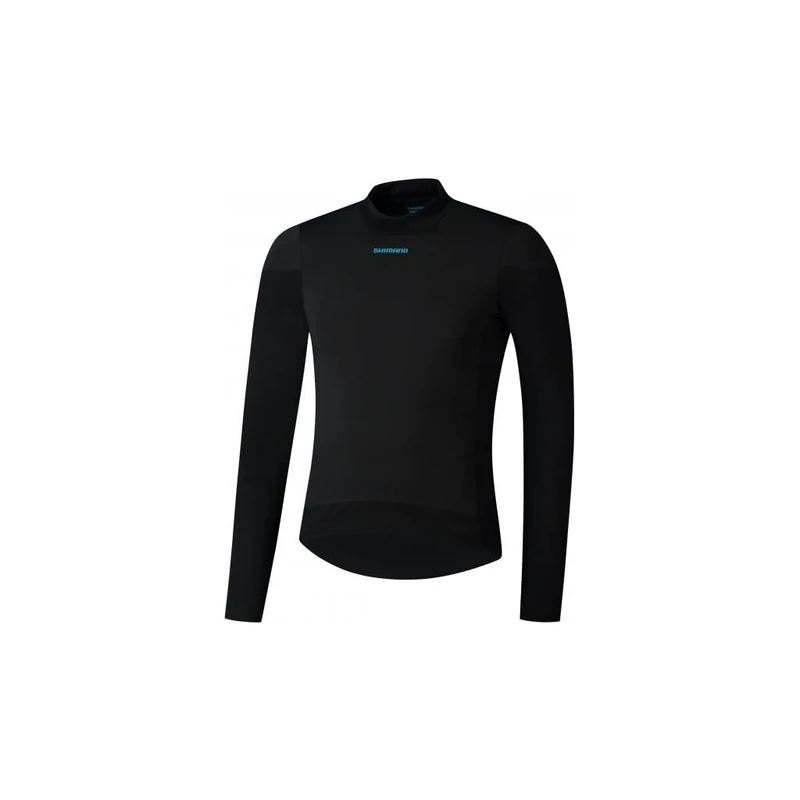 SHIMANO Beaufort L.S. Base Layer Brand T-Shirt Black/White