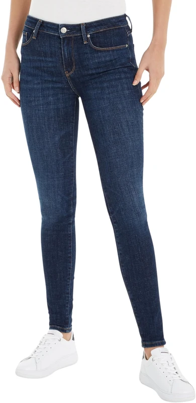 Tommy Hilfiger Women Th Flex Como Skinny Rw Pam Denim Pants, Denim, 29W / 32L - Image 1