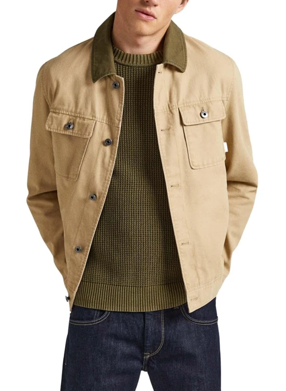 Pepe Jeans Men's Valtari Brown (Khaki) S